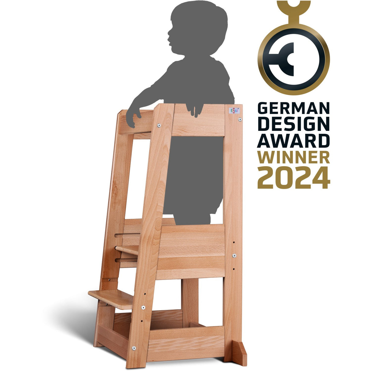 tiSsi® Nature Felix Lärande Torn Massiv Bok