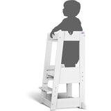 tiSsi® White Laquer Felix Lärande Torn Massiv Bok