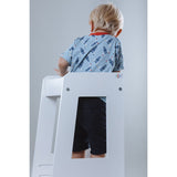 tiSsi® White Laquer Felix Lärande Torn Massiv Bok