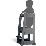 tiSsi® Grey Laquer Felix Lärande Torn Massiv Bok