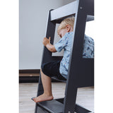 tiSsi® Grey Laquer Felix Lärande Torn Massiv Bok