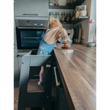 tiSsi® Grey Laquer Felix Lärande Torn Massiv Bok