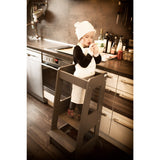 tiSsi® Grey Laquer Felix Lärande Torn Massiv Bok