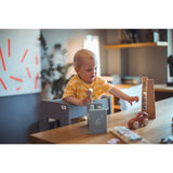 tiSsi® Stormy Grey Laquer Felix Lärande Torn Massiv Bok