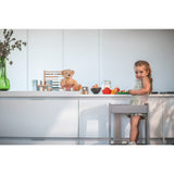 tiSsi® Stormy Grey Laquer Felix Lärande Torn Massiv Bok