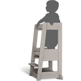 tiSsi® Stormy Grey Laquer Felix Lärande Torn Massiv Bok