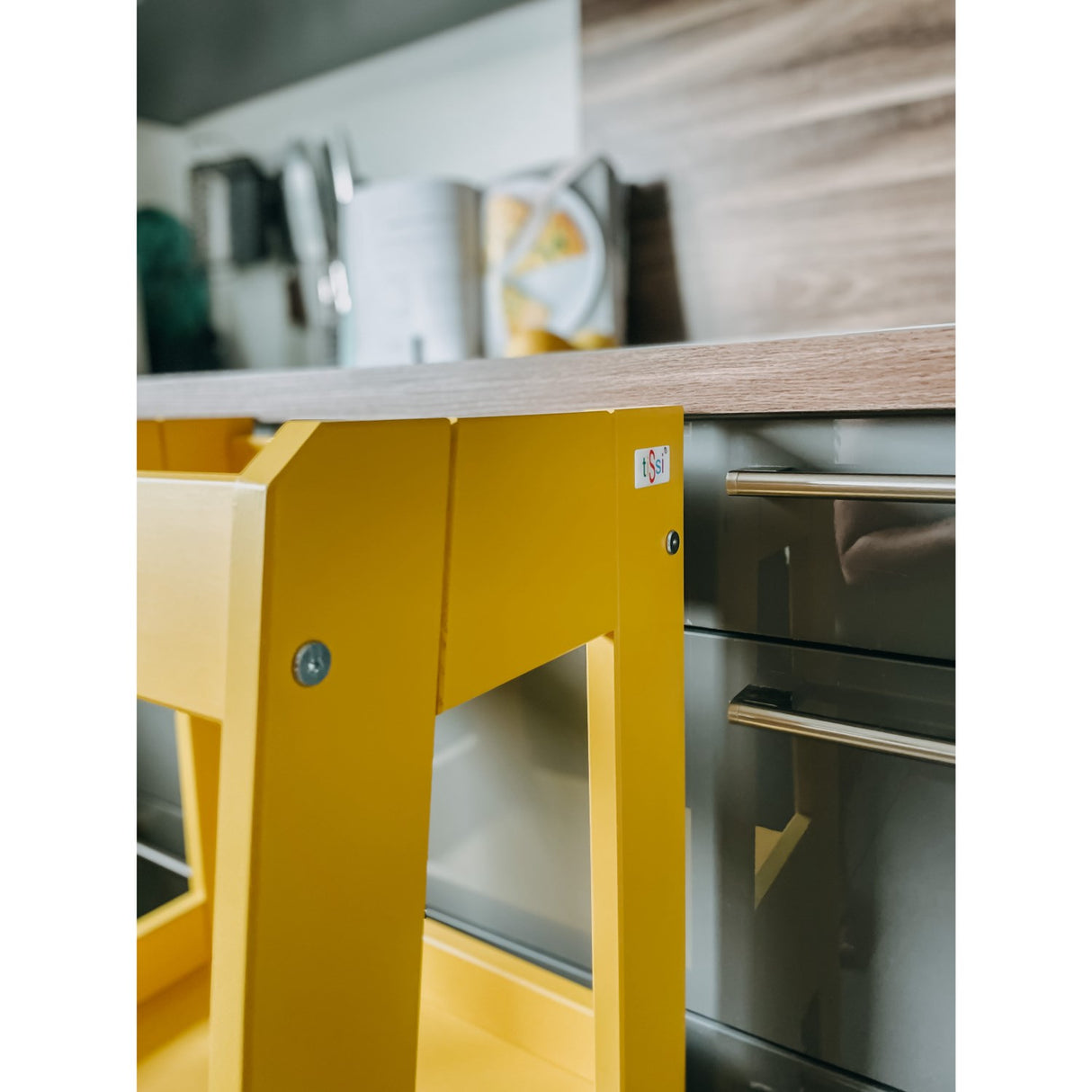 tiSsi® Sun Yellow Laquer Felix Lärande Torn Massiv Bok