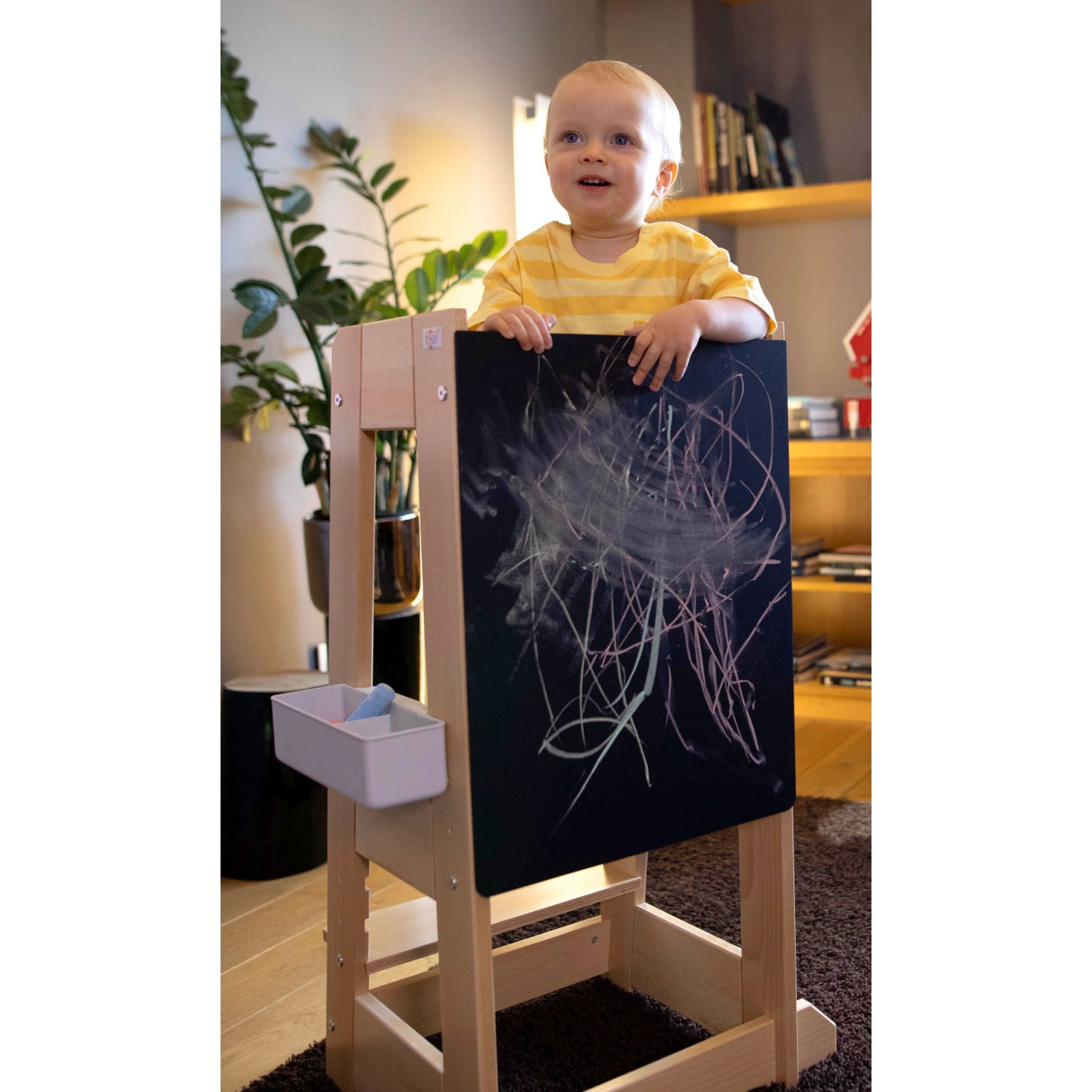 tiSsi® Grey Felix Box I Grå Plast Til Lärande Torn Felix