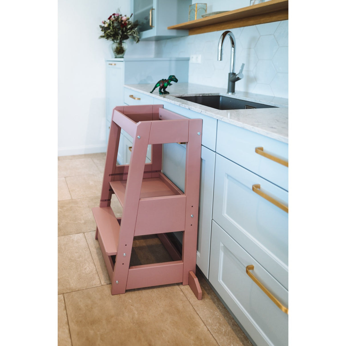 tiSsi® Oriental Rosa Laquer Felix Lärande Torn Massiv Bok