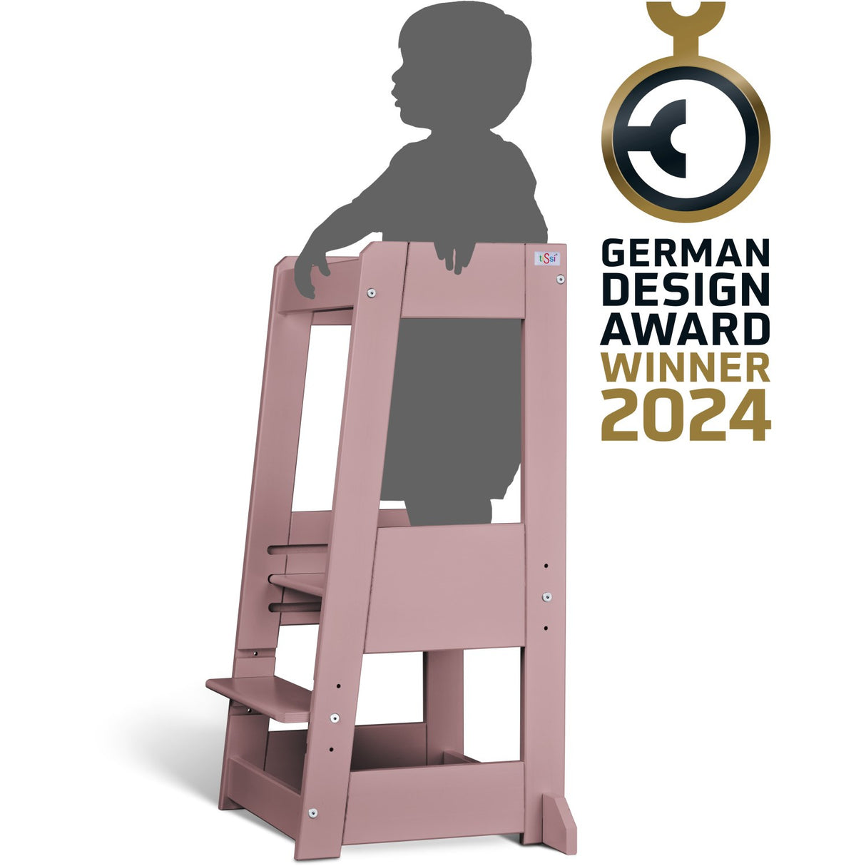 tiSsi® Oriental Rosa Laquer Felix Lärande Torn Massiv Bok