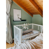 tiSsi® White Laquer Maxi Barneseng Massiv Bok