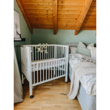 tiSsi® White Laquer Maxi Barneseng Massiv Bok