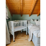 tiSsi® White Laquer Maxi Barneseng Massiv Bok