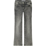 Name It Light Grey Denim Nkfpolly Skinny Stövlar Jeans 1142-Au Noos