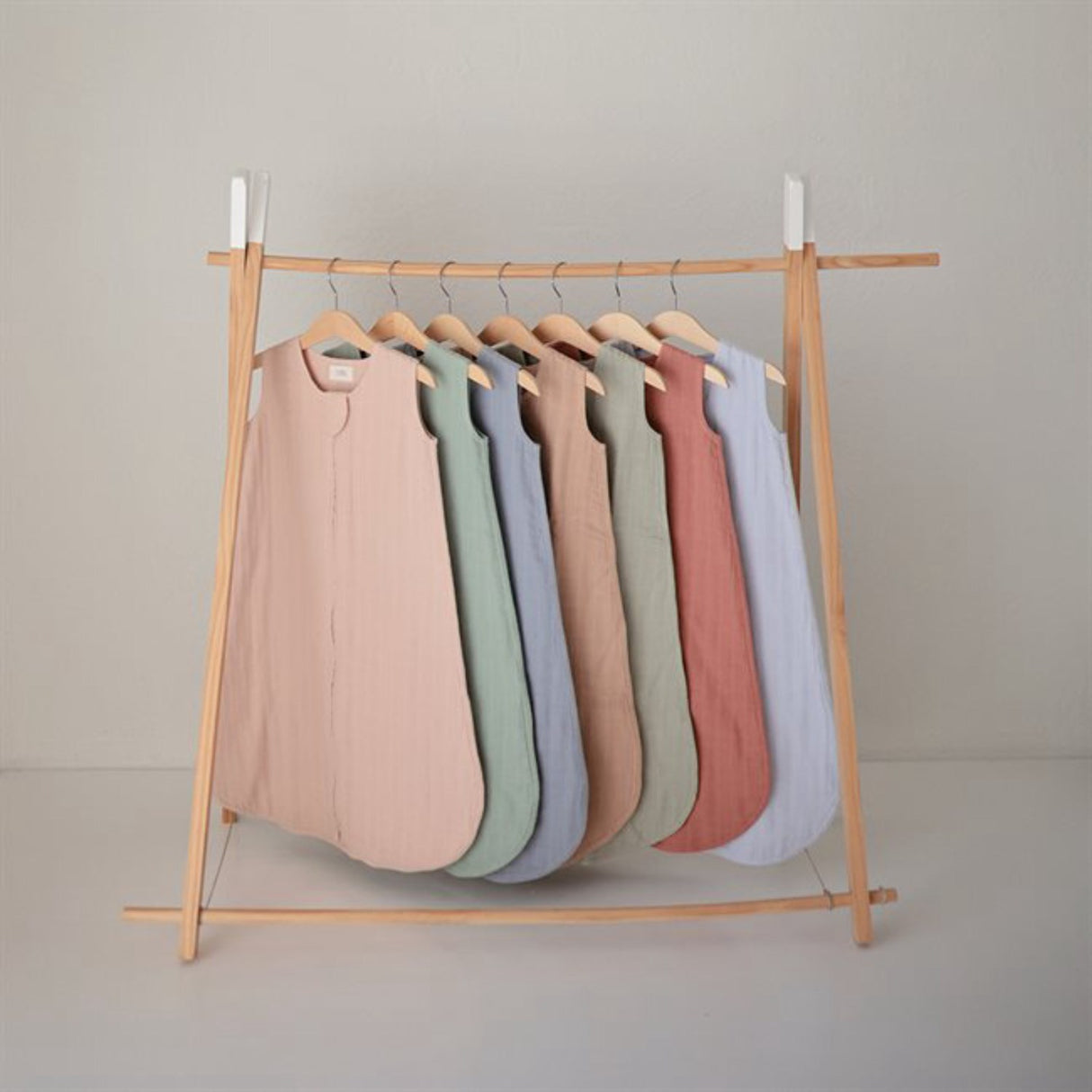 Mushie Roman Green Muslin Sleep Väska