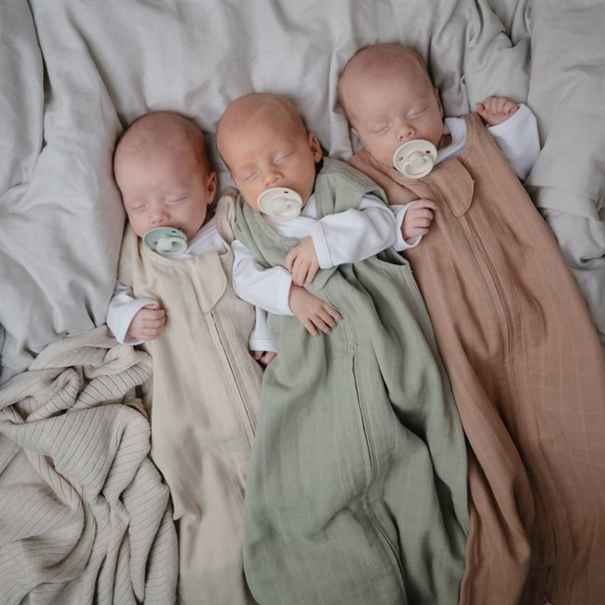 Mushie Blush Muslin Sleep Väska