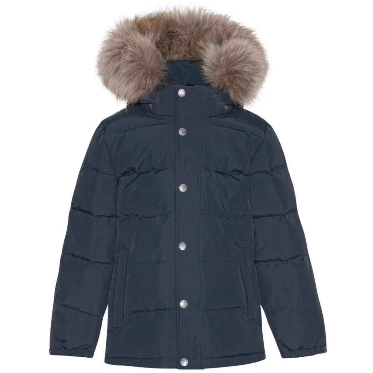 Ver De Terre 600 Navy Down Jacka W/Fur