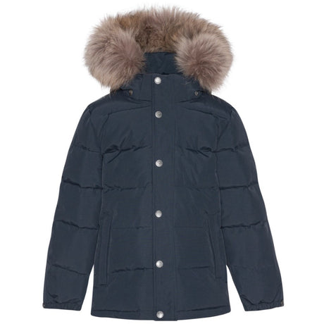 Ver De Terre 600 Navy Down Jacka W/Fur