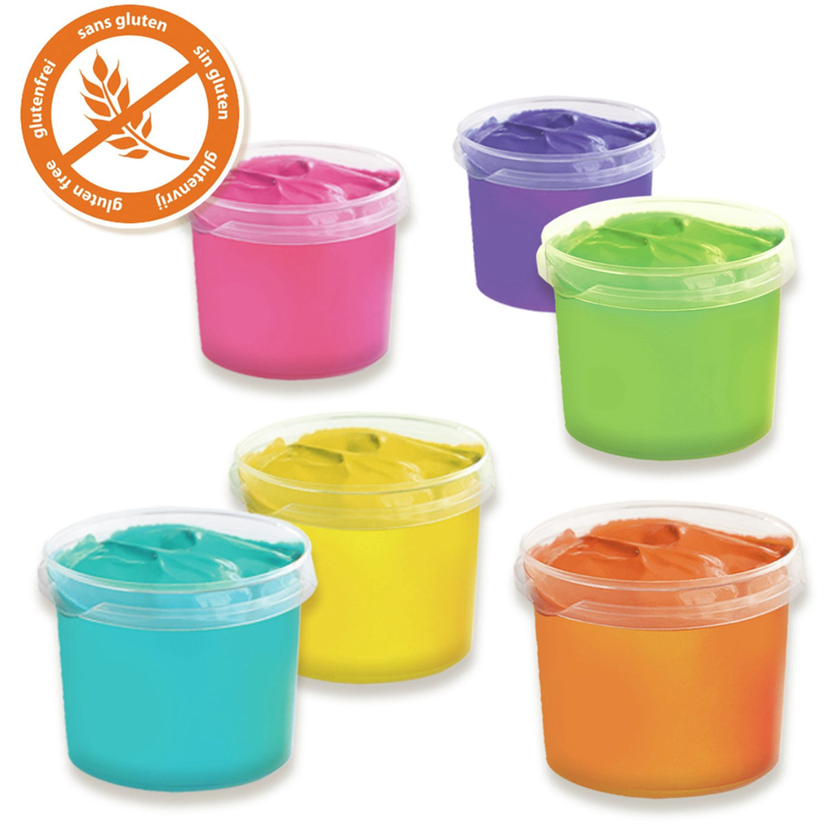 SES Creative Fingerfärg Mega Set 6X110Ml