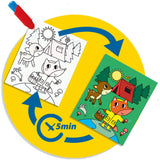 SES Creative Färgläggning Med Vatten Resa Målarbok