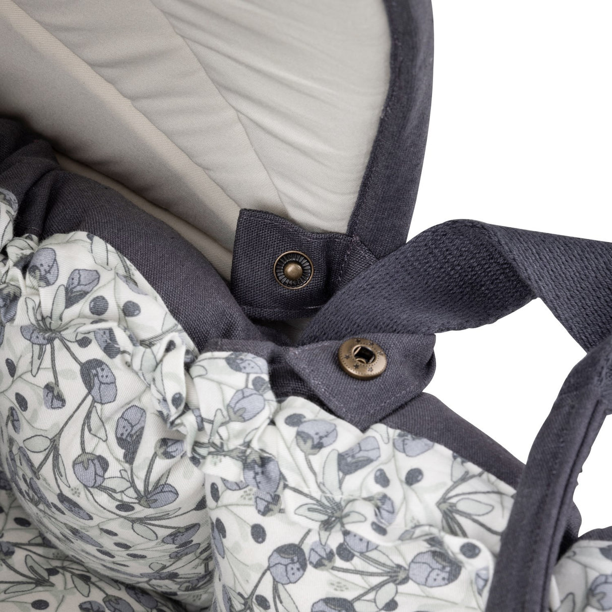 Sebra Blue Olive Huva For 3-In-1 Baby Nest