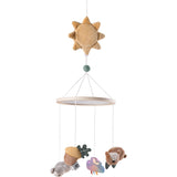 Sebra Woodland Baby Musical Spegel Mobil