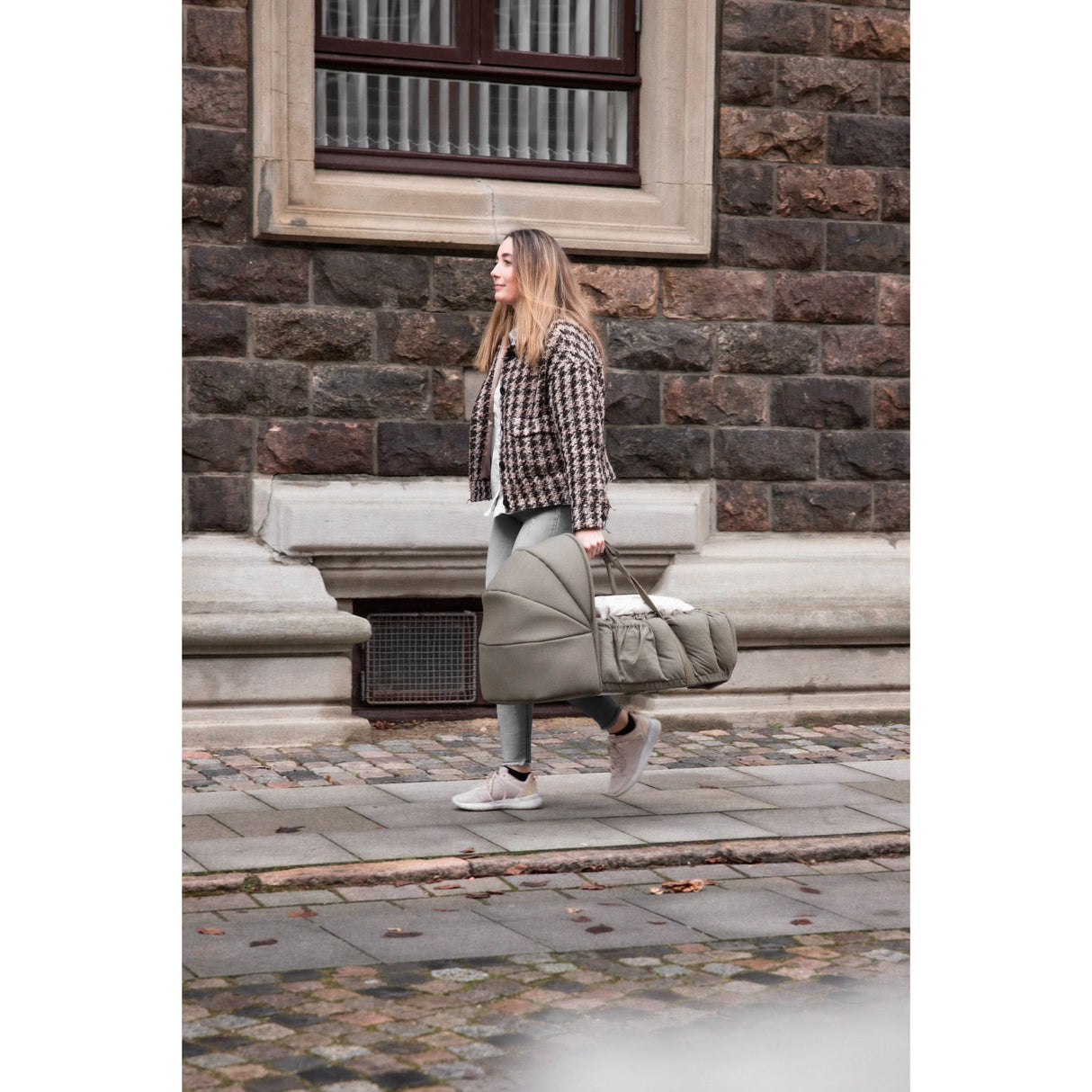 Sebra Dark Olive Huva For 3-In-1 Baby Nest