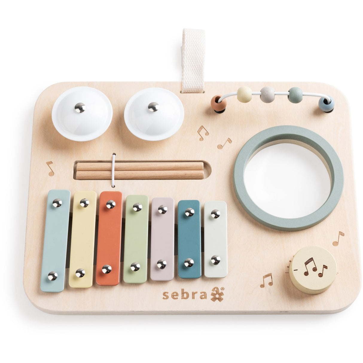 Sebra Wooden Activity Panel Musik