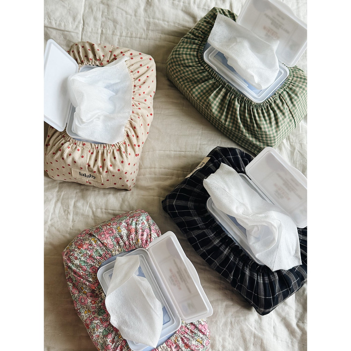 Lalaby Wet Wipe Cover Pink Betsy