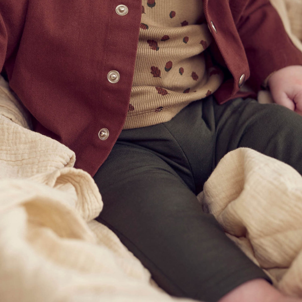 Müsli Deep Green Cozy Me Sweat Chino Byxor Baby