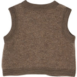 Müsli Walnut Melange Woolly Fleece Väst