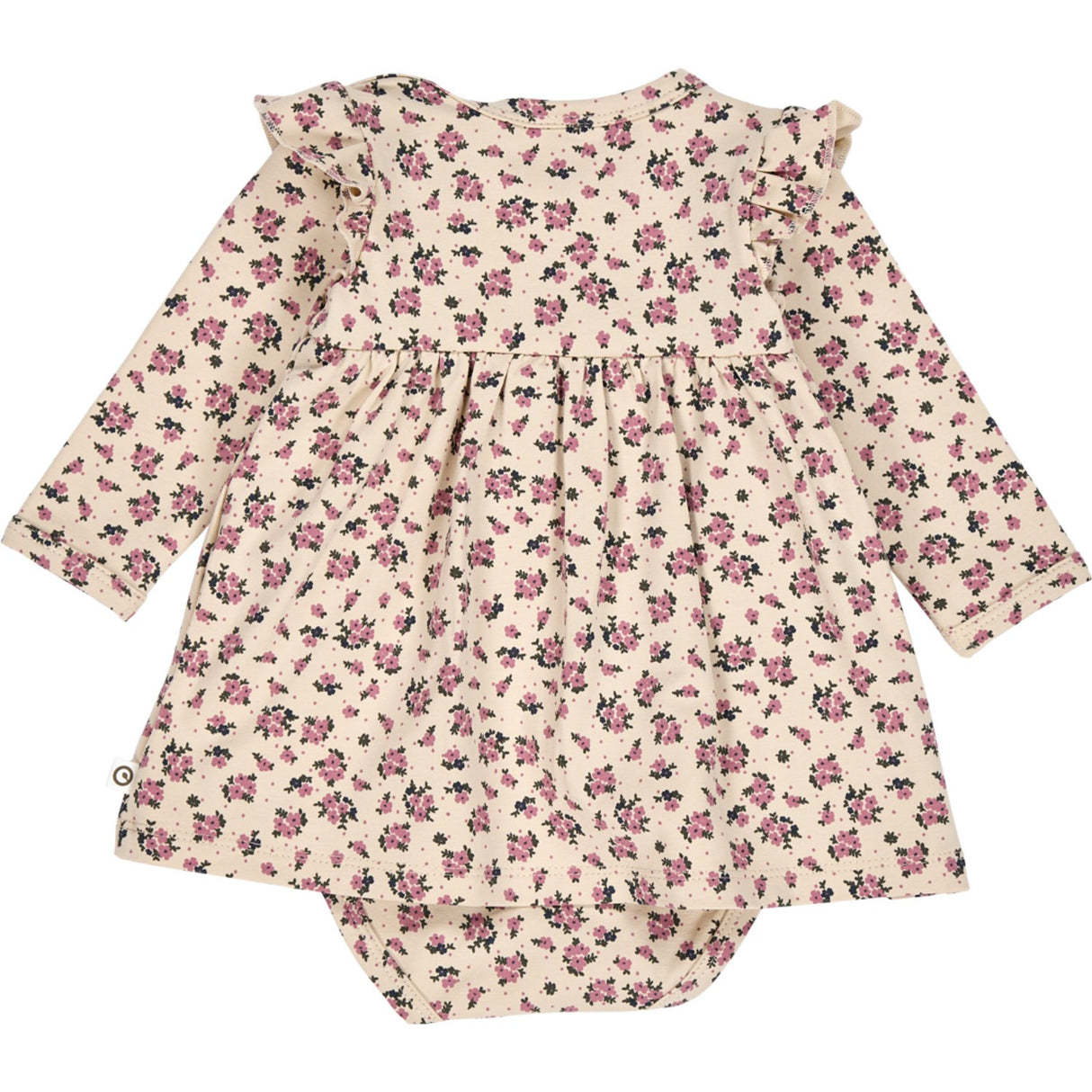 Müsli Oak/ Nostalgia Rose/ Deep Green Zinna L/S Klänning Body