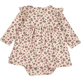 Müsli Oak/ Nostalgia Rose/ Deep Green Zinna L/S Klänning Body