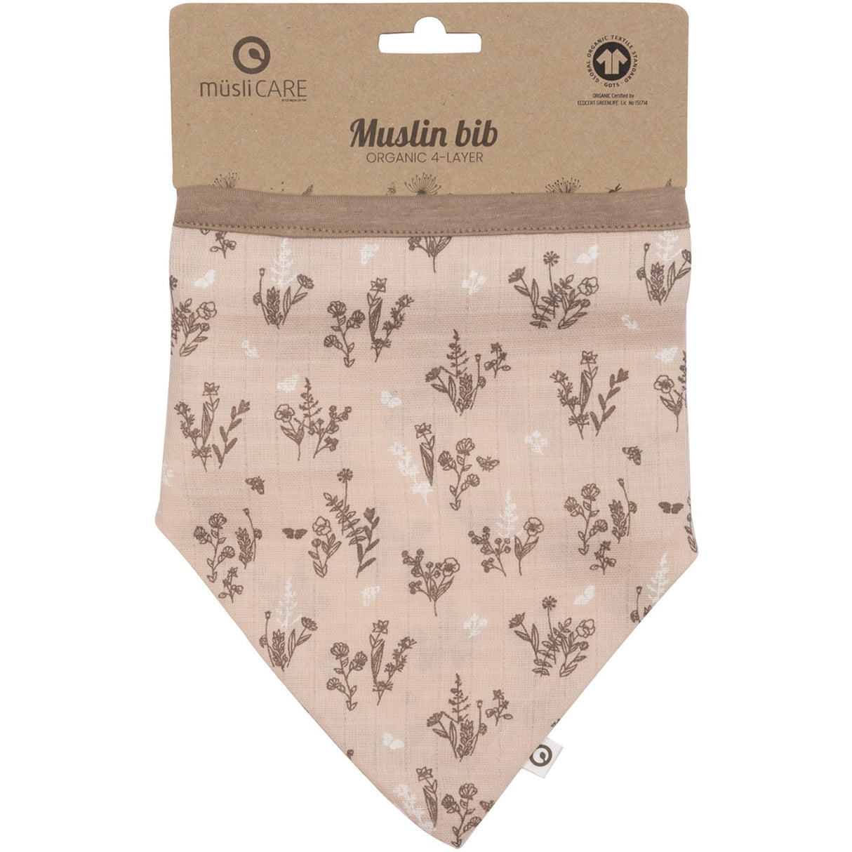 Müsli Nightingale/ Balsam Cream/ Walnut Flora Muslin Haklapp 2-Pack