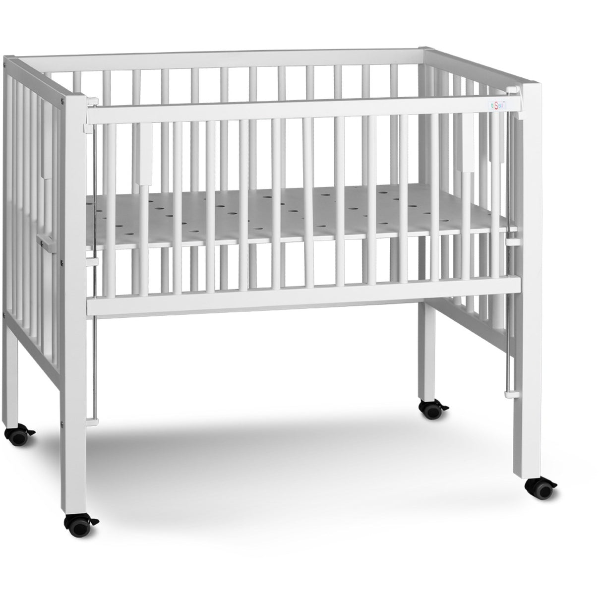 tiSsi® White Laquer Maxi Barneseng Massiv Bok