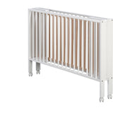 tiSsi® White Laquer Jori Sammenklappelig Säng Massiv Bok