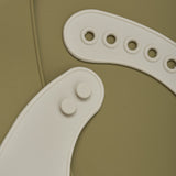 CeLaVi Khaki Silicon Haklapp (2-Pack)