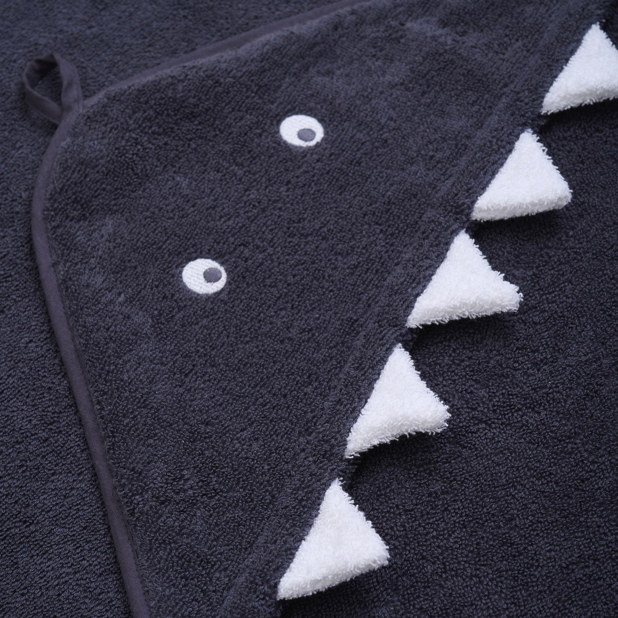 Pippi Odyssey Gray Hooded Baby Handduk