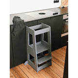 tiSsi® Grey Laquer Felix Lärande Torn Massiv Bok