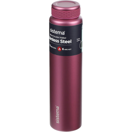 Sistema Fig Purple Stainless Steel Dricksburk 280 Ml