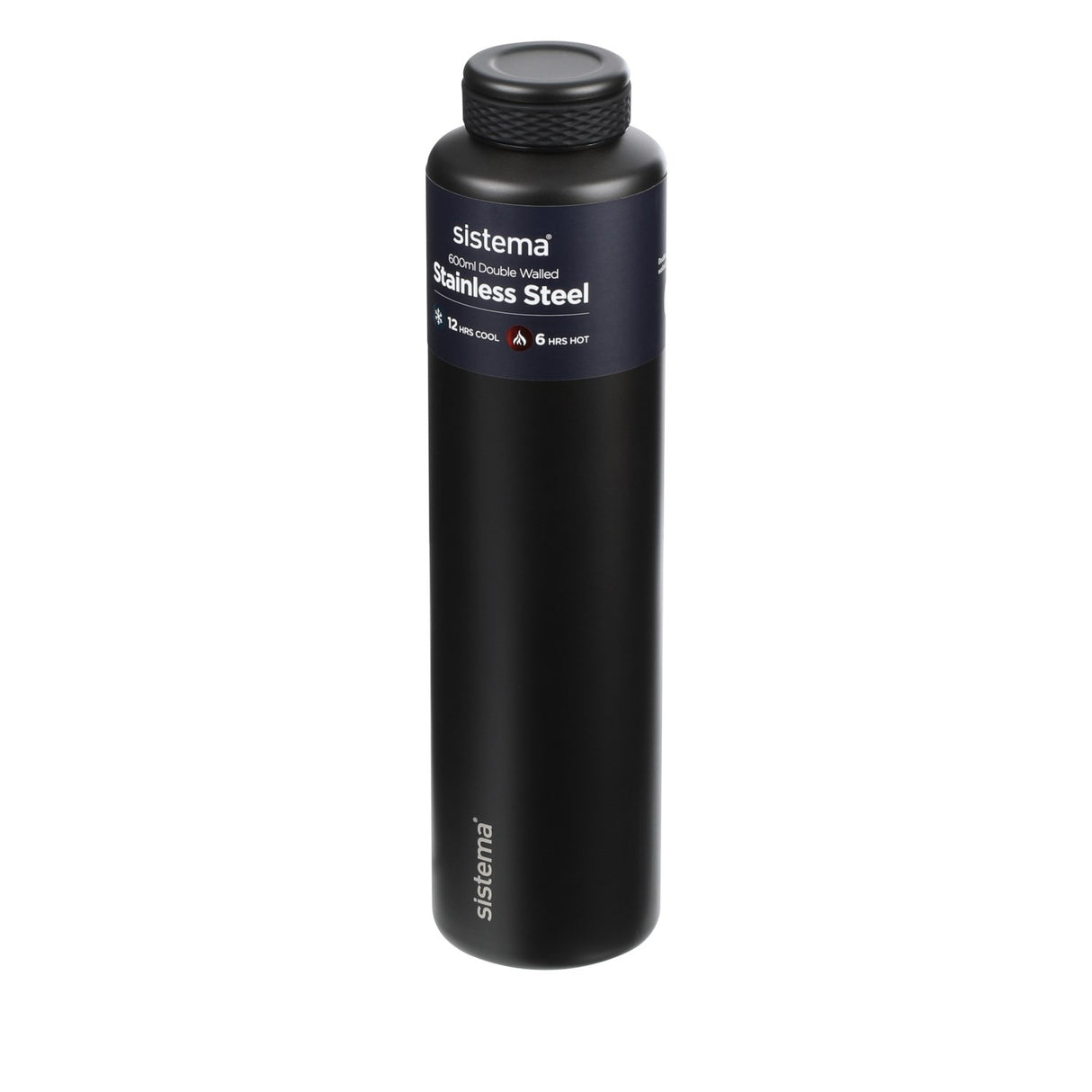 Sistema Black Stainless Steel Dricksburk 600 Ml