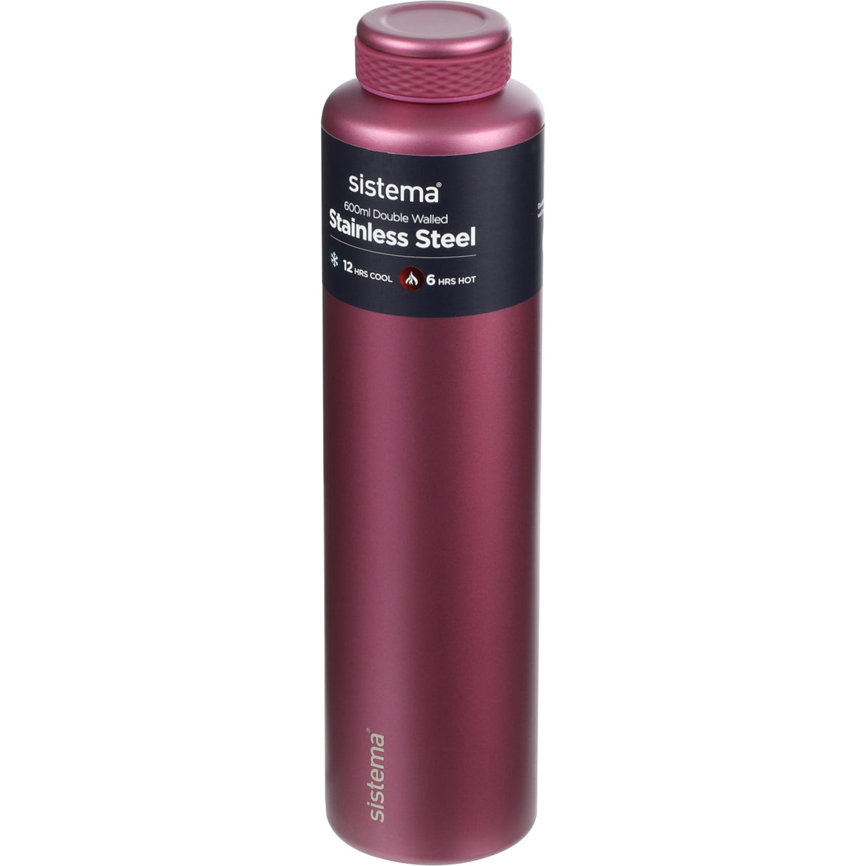 Sistema Fig Purple Stainless Steel Dricksburk 600 Ml