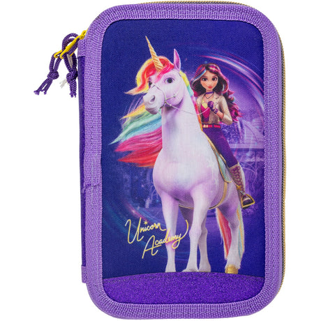 Euromic Unicorn Academy Filled Dubbel Pencil Case