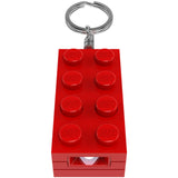 Euromic Lego® Minifigurines™ Keychain Light 2X4 Brick Red