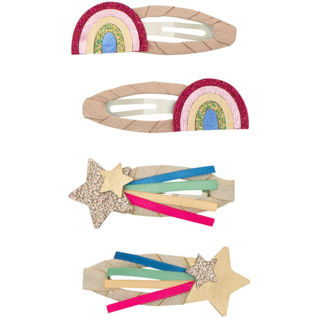 Mimi & Lula 4 Hårspænder - Disco Över The Rainbow Dancing Queen