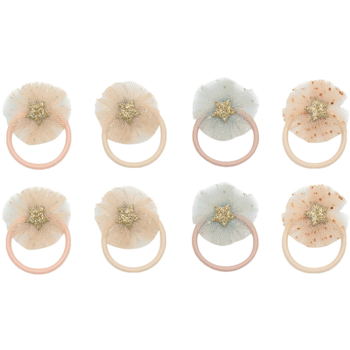 Mimi & Lula 8 Hårelastikker - Mini Tulle Enchanted