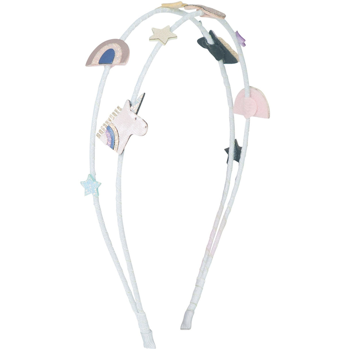 Mimi & Lula Dubbel Hårbøjle - Unicorn Celeste