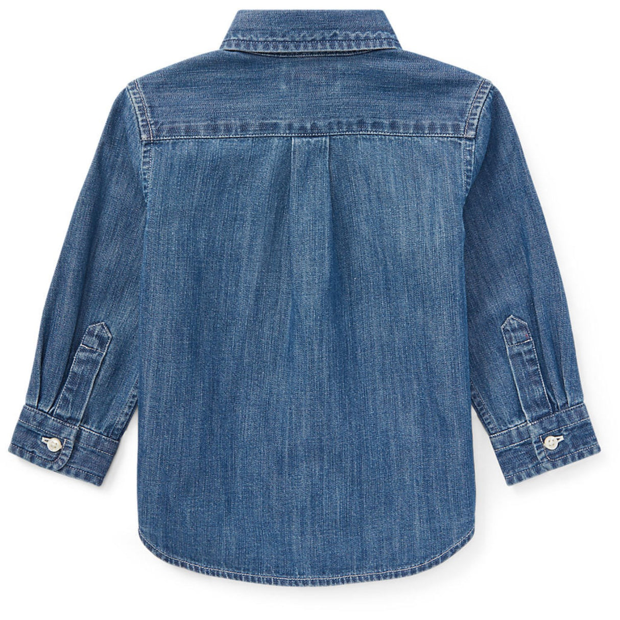 Ralph Lauren Baby Dk Blue Baby Boy Sport Skjorta