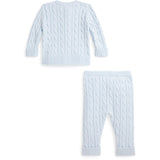 Ralph Lauren Baby Pearl Blue Baby Boy Jumper Sett
