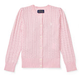 Polo Ralph Lauren Hint Of Pink Girl Cardigan